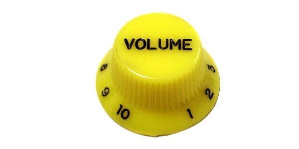 MONTREUX/Strat Volume Knob Inch Yellow [8795]