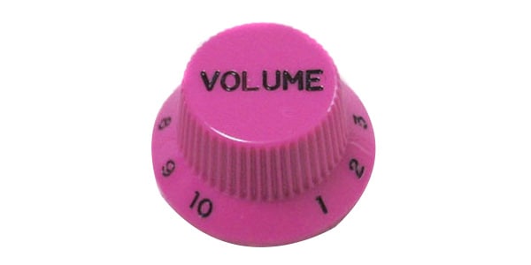 MONTREUX/Strat Volume Knob Inch Hot Pink [8797]