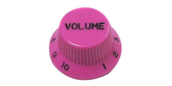 MONTREUX/Strat Volume Knob Inch Hot Pink [8797]