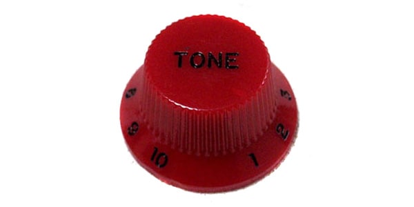 MONTREUX/Strat Tone Knob Metric Red [8798]