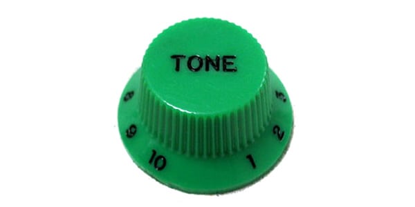 MONTREUX/Strat Tone Knob Metric Green [8799]