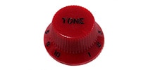 MONTREUX Strat Tone Knob Inch Red [8804]