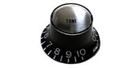 MONTREUX Metric Reflector Knob Tone BK (Silver Top) [8854]