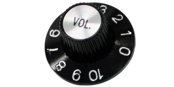 MONTREUX / Metric Sombrero Knob Volume Silver [8863]画像2