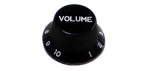 MONTREUX/Strat Volume Knob Metric BK [8865]