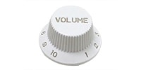 MONTREUX Strat Volume Knob Metric White [8867]