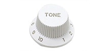 MONTREUX Strat Tone Knob Metric White [8868]