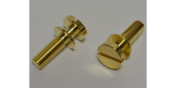 MONTREUX/Metric studs set for Montreux custom wrap around bridge Gold