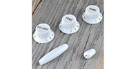 MONTREUX 55 Strat Knob set new (gold letters) [9540]