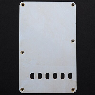 MONTREUX/USA Tremolo backplate WHITE 1PLY 1.6mm relic [9640]