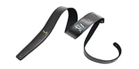 MOODY STRAPS / Leather＆Suede 2.5 Extra Long Black/Black