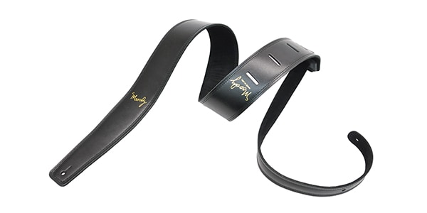 MOODY STRAPS / Leather&Suede 2.5 Extra Long Black/Black