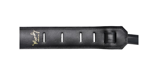 MOODY STRAPS / Leather&Suede 2.5 Extra Long Black/Black画像3