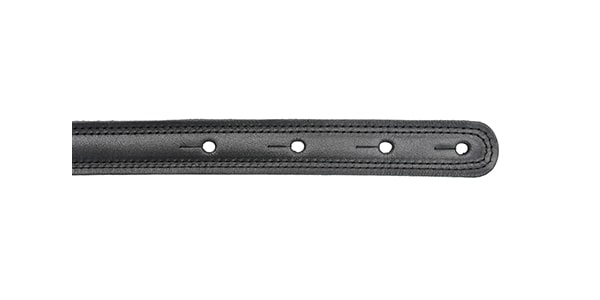 MOODY STRAPS / Leather&Suede 2.5 Extra Long Black/Black画像4