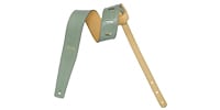 MOODY STRAPS / Leather&Leather 2.5" Standard Light Green/Cream