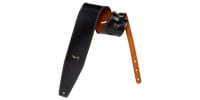 MOODY STRAPS Leather&amp;Leather4&quot; Long Black/Tobacco