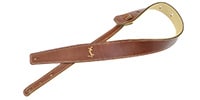 MOODY STRAPS Leather&amp;Leather2.5&quot; Standard Light Brown/Cream