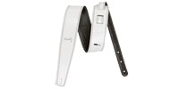 MOODY STRAPS Leather&amp;Leather2.5&quot; Standard White/Black