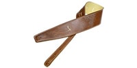 MOODY STRAPS / Leather&Leather 4" Standard Light Brown/Cream
