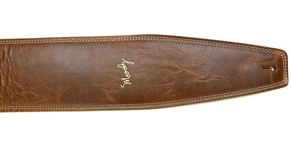 MOODY STRAPS ( ムーディーストラップ ) / Leather&Leather 4" Standard Light Brown/Cream画像2