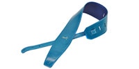 MOODY STRAPS Leather&amp;Leather4&quot; Standard Sapphire Blue/ Blue