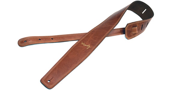 MOODY STRAPS ( ムーディーストラップ ) / Leather&Suede 2.5" Standard Amber/Tobacco