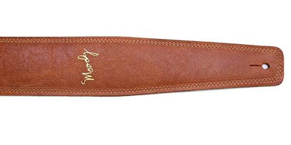 MOODY STRAPS ( ムーディーストラップ ) / Leather&Suede 2.5" Standard Amber/Tobacco画像2