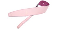 MOODY STRAPS / Leather&Suede 4" Standard Sakura/Pink, Pink stitch, GD logo