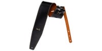 MOODY STRAPS Leather&amp;Suede4&quot; Extra Long Black/Tabacco