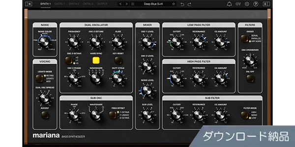 MOOG / 	mariana (Bass Synthesizer) Download delivery