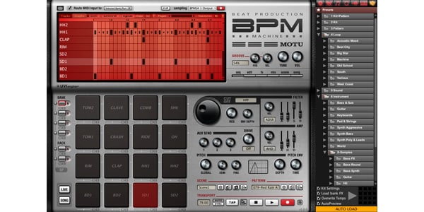 MOTU / BPM 1.5 software drum sound source 画像2