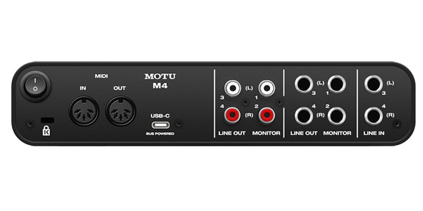 MOTU M4 オーディオインターフェイス USB　新品