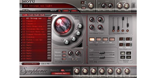 MOTU / Symphonic Instrument 画像2