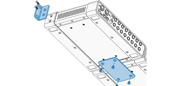 MOTU UltraLite-mk5 Half-Rack Coupler Kit