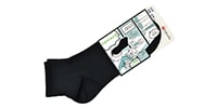 MURENO / Short Plain Socks, Charcoal, Size 25–27 cm