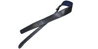 MOODY STRAPS Leather&amp;Leather2.5&quot; long Black/Blue