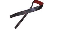 MOODY STRAPS Leather&amp;Leather2.5&quot; long Black/Red