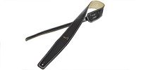 MOODY STRAPS Leather&amp;Leather2.5&quot; Standard Black/Cream