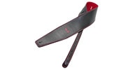 MOODY STRAPS Leather&amp;Leather4&quot; Standard Black/Red