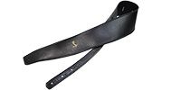 MOODY STRAPS Leather&amp;Leather4&quot; Standard Black/Black