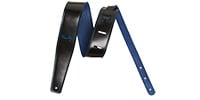 MOODY STRAPS / Leather＆Leather 2.5" Extra Long Black/Blue