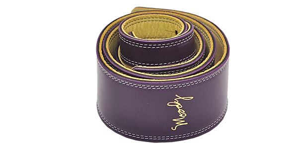 MOODY STRAPS ( ムーディーストラップ )  / Leather&Leather2.5" Standard Purple/Cream画像4