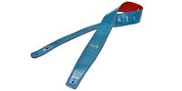 MOODY STRAPS Leather&amp;Leather2.5&quot; Standard Sapphire Blue/Red