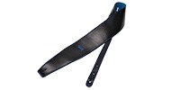 MOODY STRAPS Leather&amp;Suede4&quot; Standard Black/skyblue