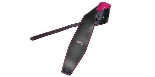 MOODY STRAPS ( ムーディーストラップ )  / Leather&Suede4" Standard Black/Pink