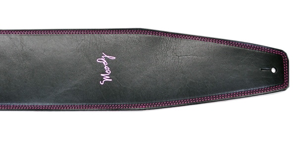 MOODY STRAPS ( ムーディーストラップ )  / Leather&Suede4" Standard Black/Pink画像2