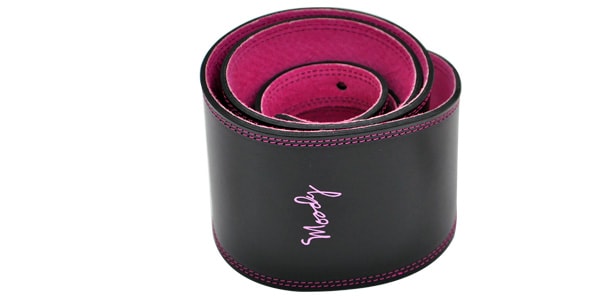 MOODY STRAPS ( ムーディーストラップ )  / Leather&Suede4" Standard Black/Pink画像4