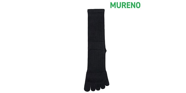 MURENO / Fake rib 5 finger half length 25-27cm black画像2