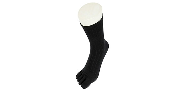 MURENO / Fake rib 5 finger half length 25-27cm Charcoal画像3