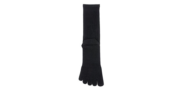 MURENO / Fake rib 5 finger half length 25-27cm Charcoal画像4